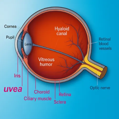 A comparison image of a clear vision and a vision blurred by cataracts.